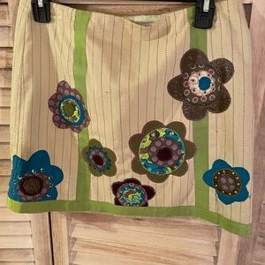 Nanette Lepore size 2 hippy girl skirt